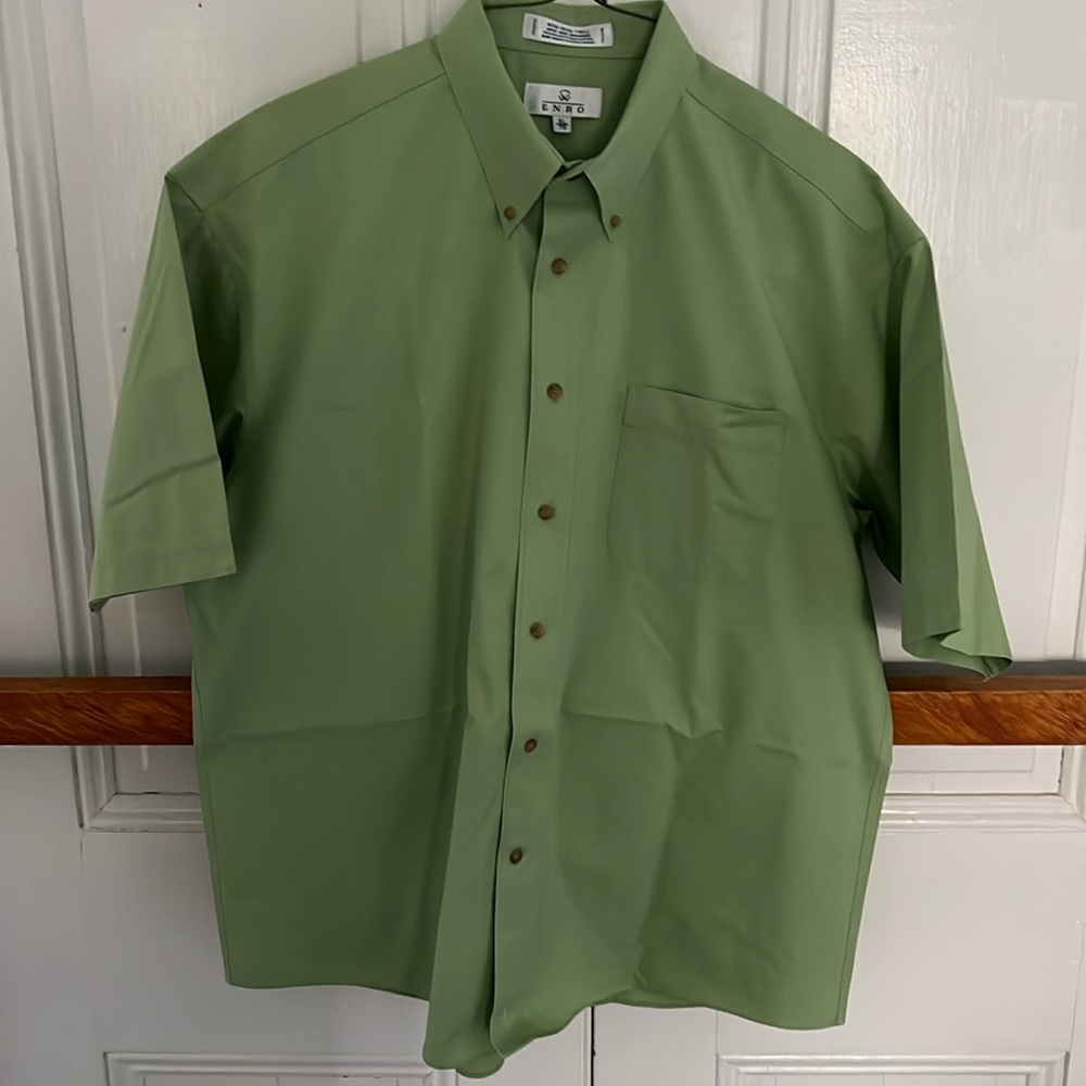 ENRO Non-Iron Twill Men’s Casual Shirt XL